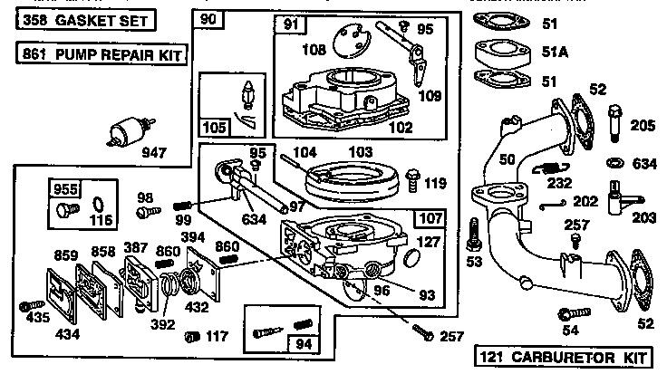 Craftsman 536257670 carburetor diagram