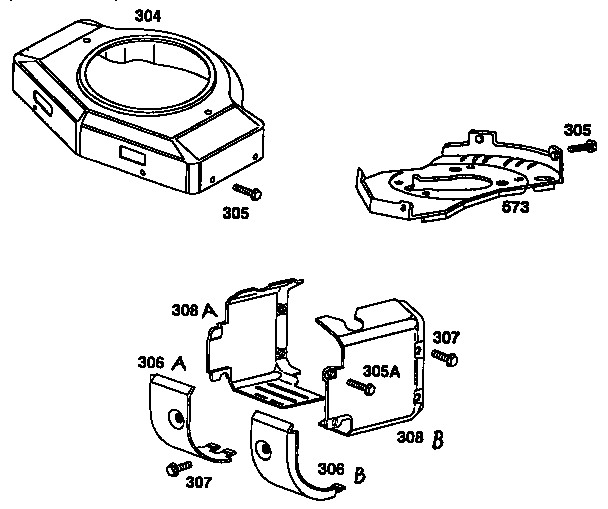 Craftsman 536257670 blower housing diagram