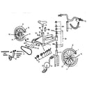 Sears 64245938 girl's 12" bmx bicycle diagram