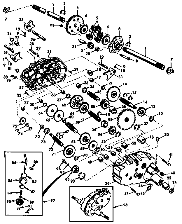 Craftsman 917257720 transaxle diagram