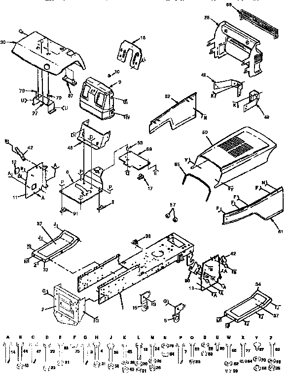 Craftsman 917257651 chassis and enclosures diagram