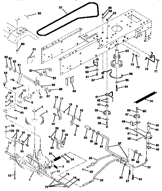 Craftsman 917257651 drive diagram