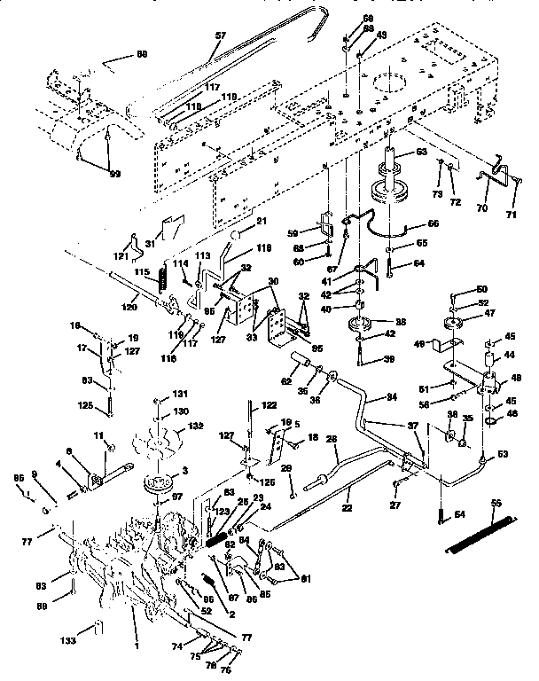 Craftsman 917255461 transaxle diagram