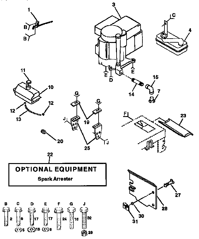 Craftsman 917255461 engine diagram