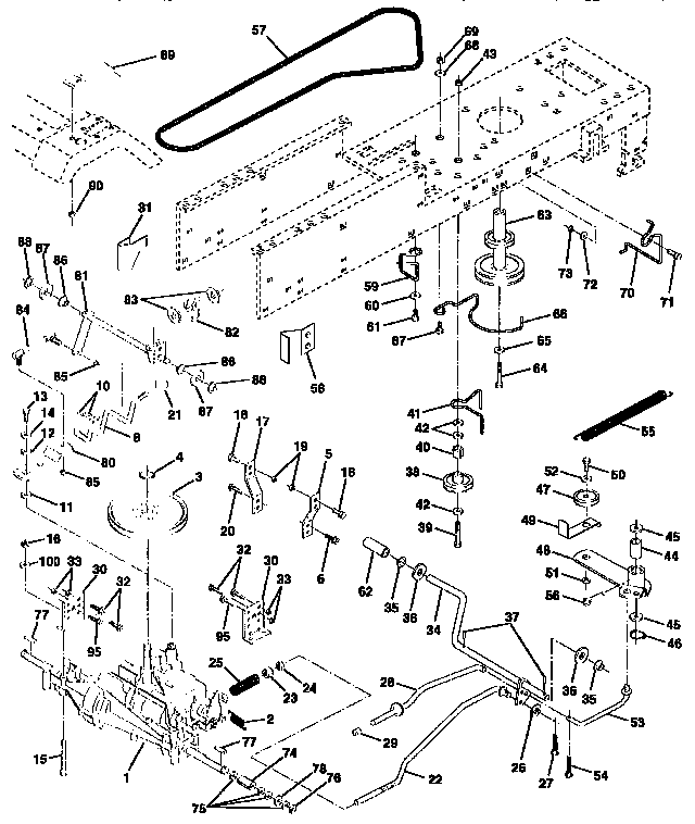 Craftsman 917257650 drive diagram