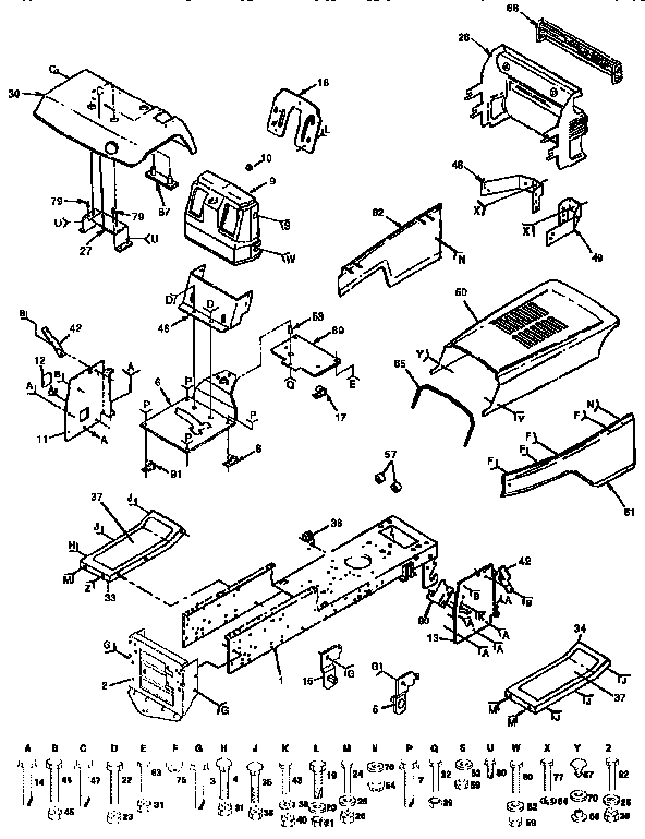 Craftsman 917255452 chassis and enclosures diagram