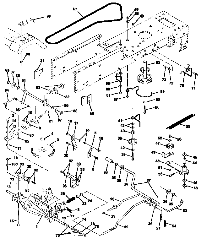 Craftsman 917255452 drive diagram