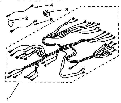 Kenmore 6654098915 wiring harness diagram