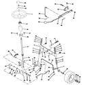 Craftsman 917257660 steering assembly diagram