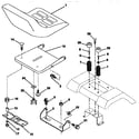Craftsman 917257660 seat assembly diagram