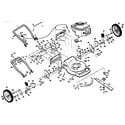 Craftsman 917374673 main frame diagram
