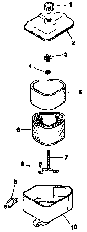 Craftsman 917257660 engine cv15s-ps41508 (71/501) diagram