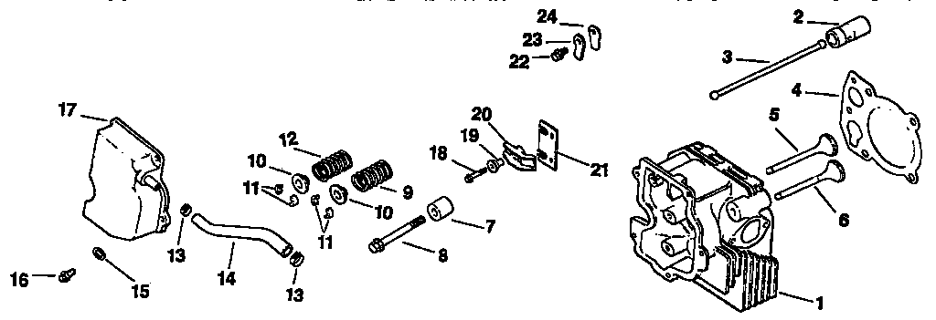 Craftsman 917257660 engine cv15s-ps41508 (71/501) diagram