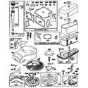 Craftsman 917257642 flywheel/air cleaner assembly and gasket set diagram