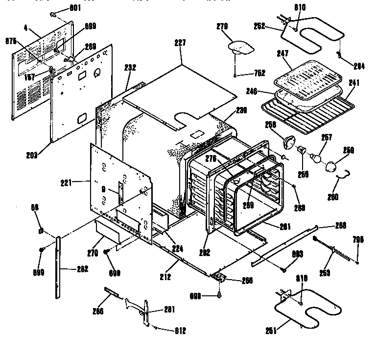 Kenmore 9114012992 body section diagram