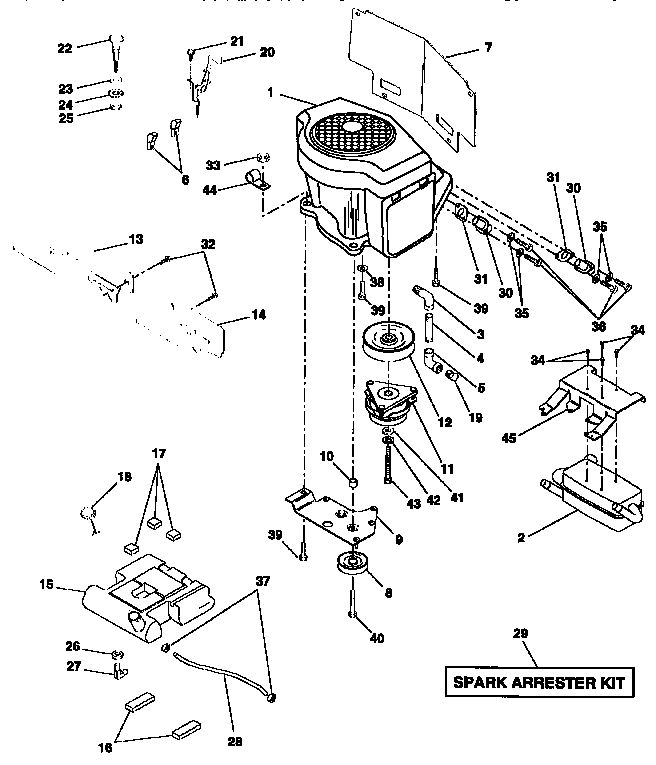 Craftsman 917250771 engine diagram