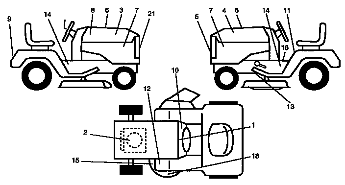 Craftsman 917257621 decals diagram