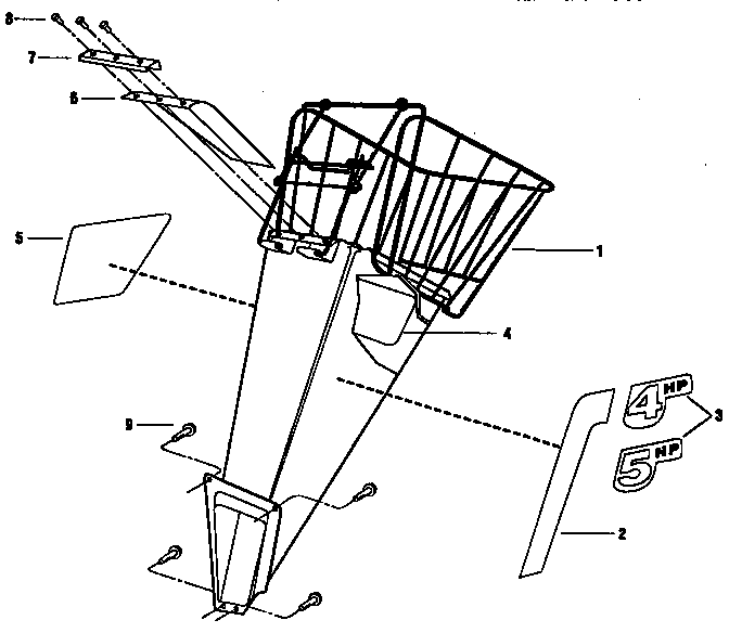 Troybilt 47282 chipper chute assembly diagram
