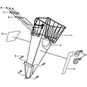 Troybilt 47282 chipper chute assembly diagram