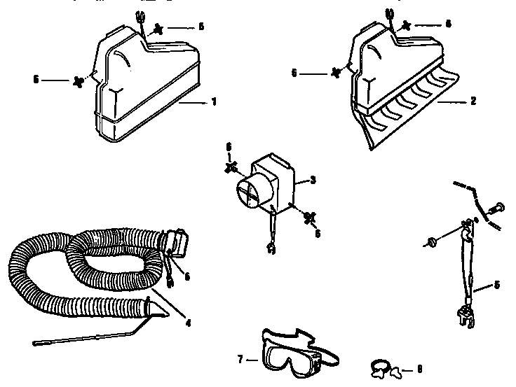 Troybilt 47282 attachments and accessories diagram