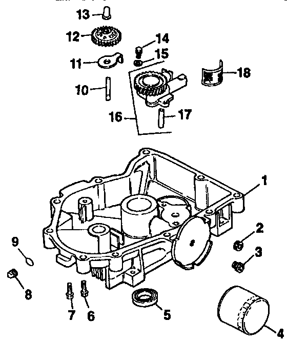 Craftsman 917257740 oil pan / lubrication diagram