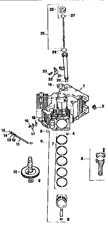 Craftsman 917257740 crankcase diagram