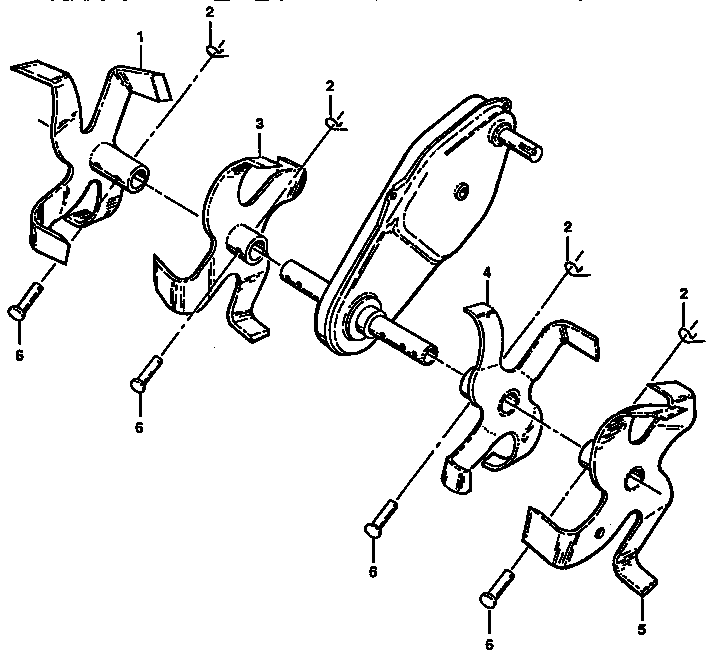 Craftsman 917297350 tine assembly diagram