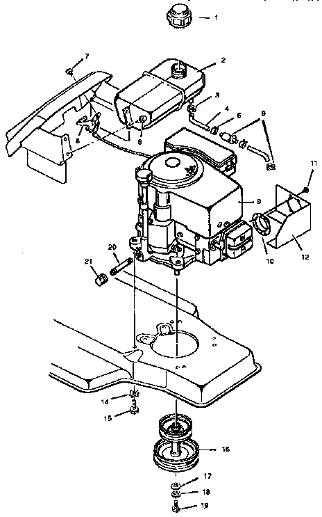 Craftsman 502255120 engine mount diagram