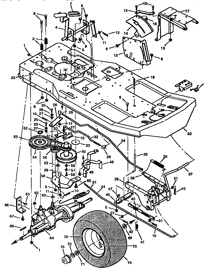 Craftsman 502255030 motion drive diagram