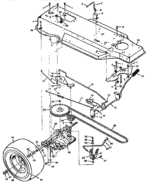 Craftsman 502255121 motion drive diagram