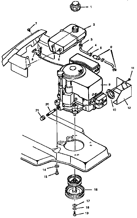 Craftsman 502255121 engine mount diagram