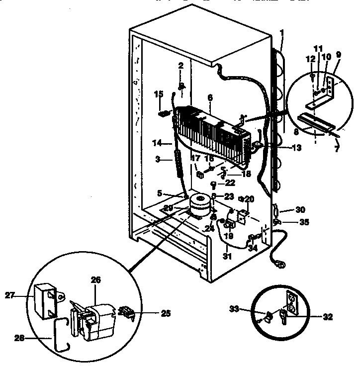 Kenmore 2539239713 unit parts diagram