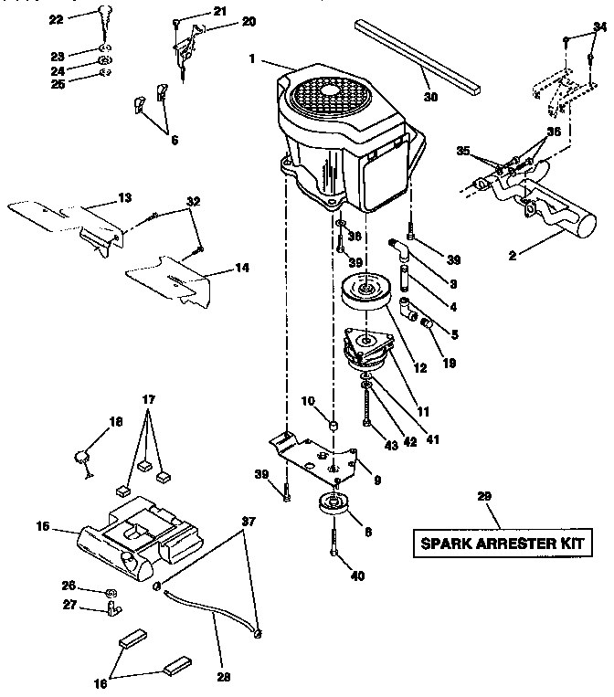 Craftsman 917257730 engine diagram