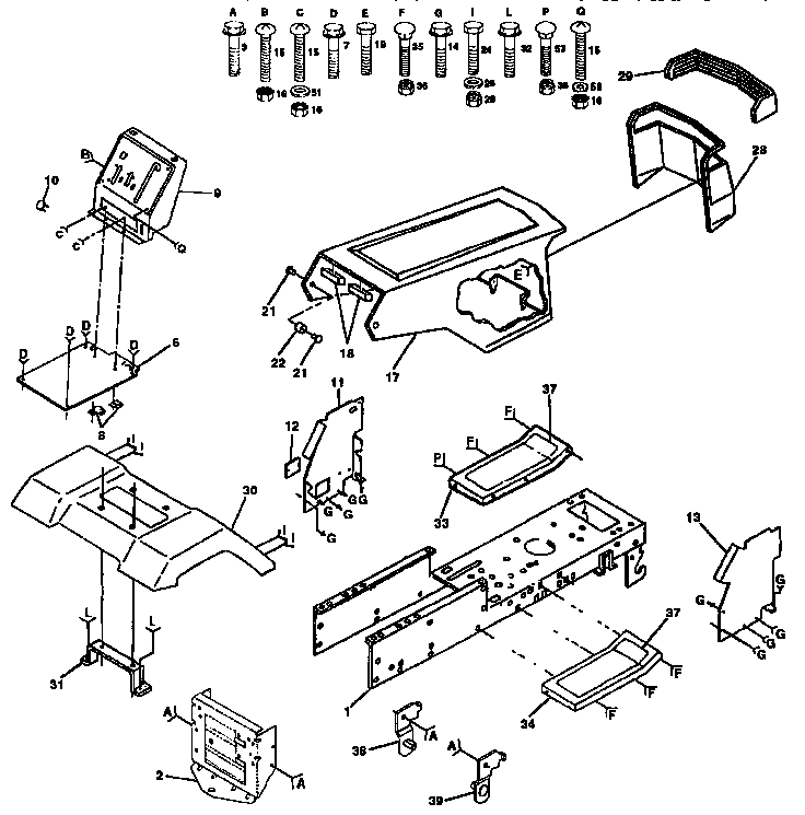 Craftsman 917257631 chassis and enclosures diagram