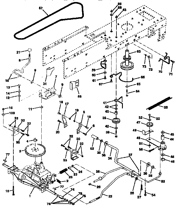 Craftsman 917257631 drive diagram