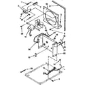 Kenmore 106953412 air flow and control parts diagram
