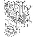 Kenmore 11097593400 cabinet parts diagram