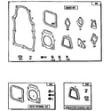 Craftsman 580327075 gasket/breather gasket set and valve overhaul kit diagram