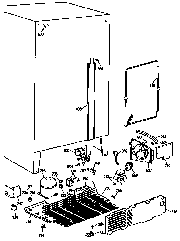Kenmore 3639537811 unit parts diagram