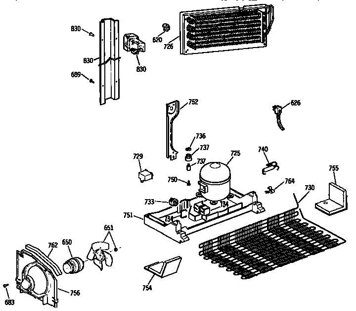 Kenmore 3639742813 unit parts diagram