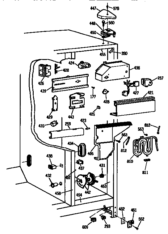 Kenmore 3639537821 fresh food sectionc diagram