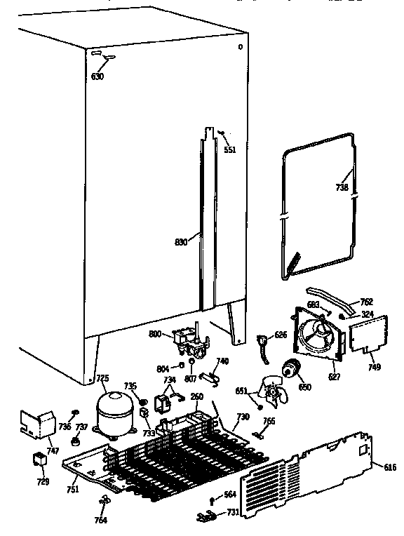 Kenmore 3639537821 unit parts diagram