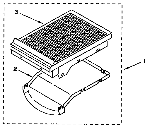 Kenmore 36396593400 dry rack parts diagram