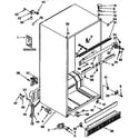 Kenmore 1069638882 cabinet parts diagram