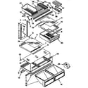 Kenmore 1069638882 shelf parts diagram