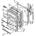 Kenmore 1069638882 refrigerator door parts diagram