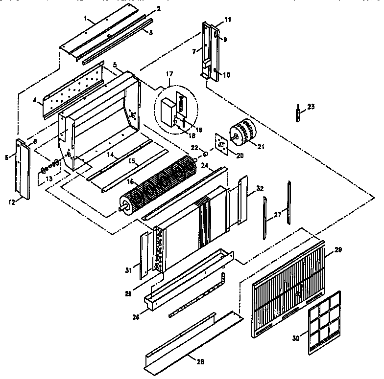 Janitrol WH12-24-2 functional replacement parts diagram