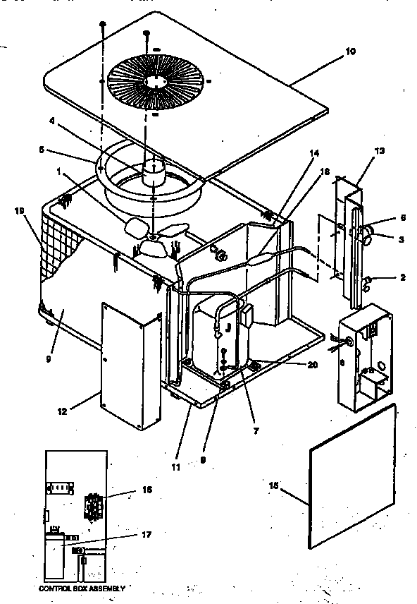 Goodman CX30-1 unit parts diagram