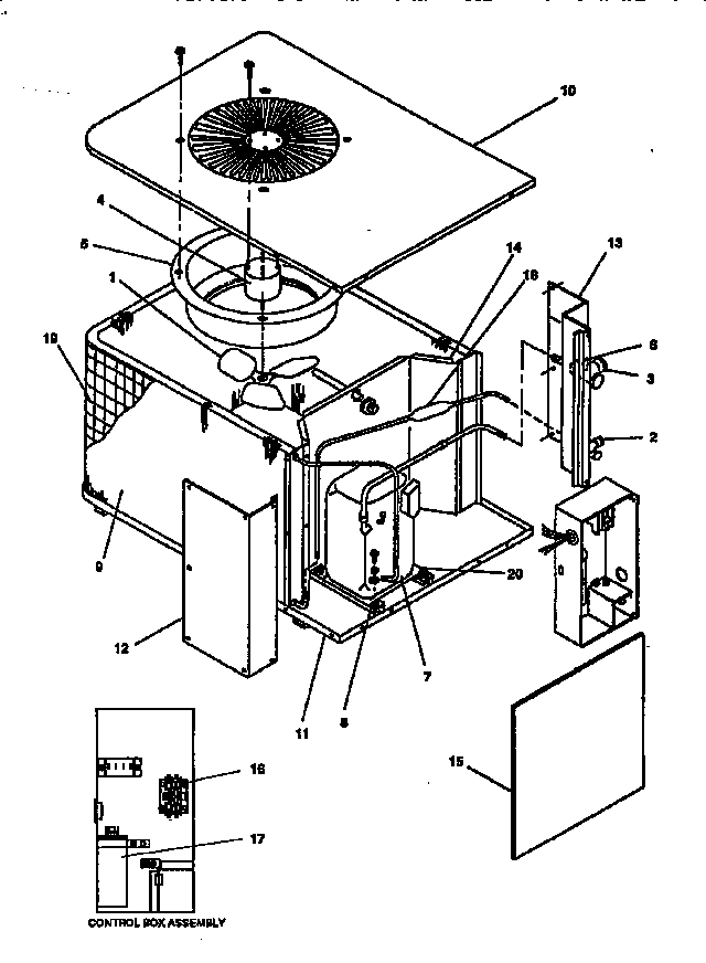 GMC CX42-1 unit parts diagram