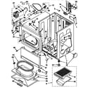 Kenmore 11096592410 cabinet parts diagram